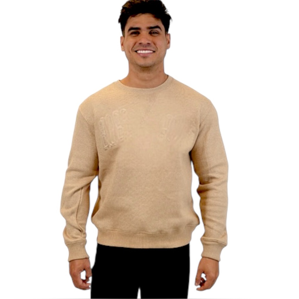 Alvin’s Island Miramar Beach Destin Crewneck Sweatshirt Taupe | Size L